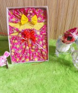 PALING CANTIK paket kado bayi EXCLUSIVE pinky rose 69rb terdiri kaos bayi,rok,turban,bandana cantik bahan adem