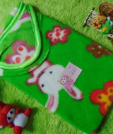 selimut bayi bulu topi selimut bepergian bayi bludru lembut motif kelinci hijau 40 bahan lembut cocok sebagai pelindung bayi ketika bepergian,juga cocok untuk kado bayi