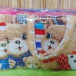 Kado bayi tas perlengkapan bayi motif beruang stars dengan wadah botol susu tahan panas dingin (2)