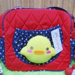 Kado lahiran bayi baby gift tas perlengkapan bayi bebek lucu merah polka