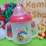 Training Spout Cup gelas minum bayi Anti Tumpah Tahan Panas Ninio BPA FREE merah