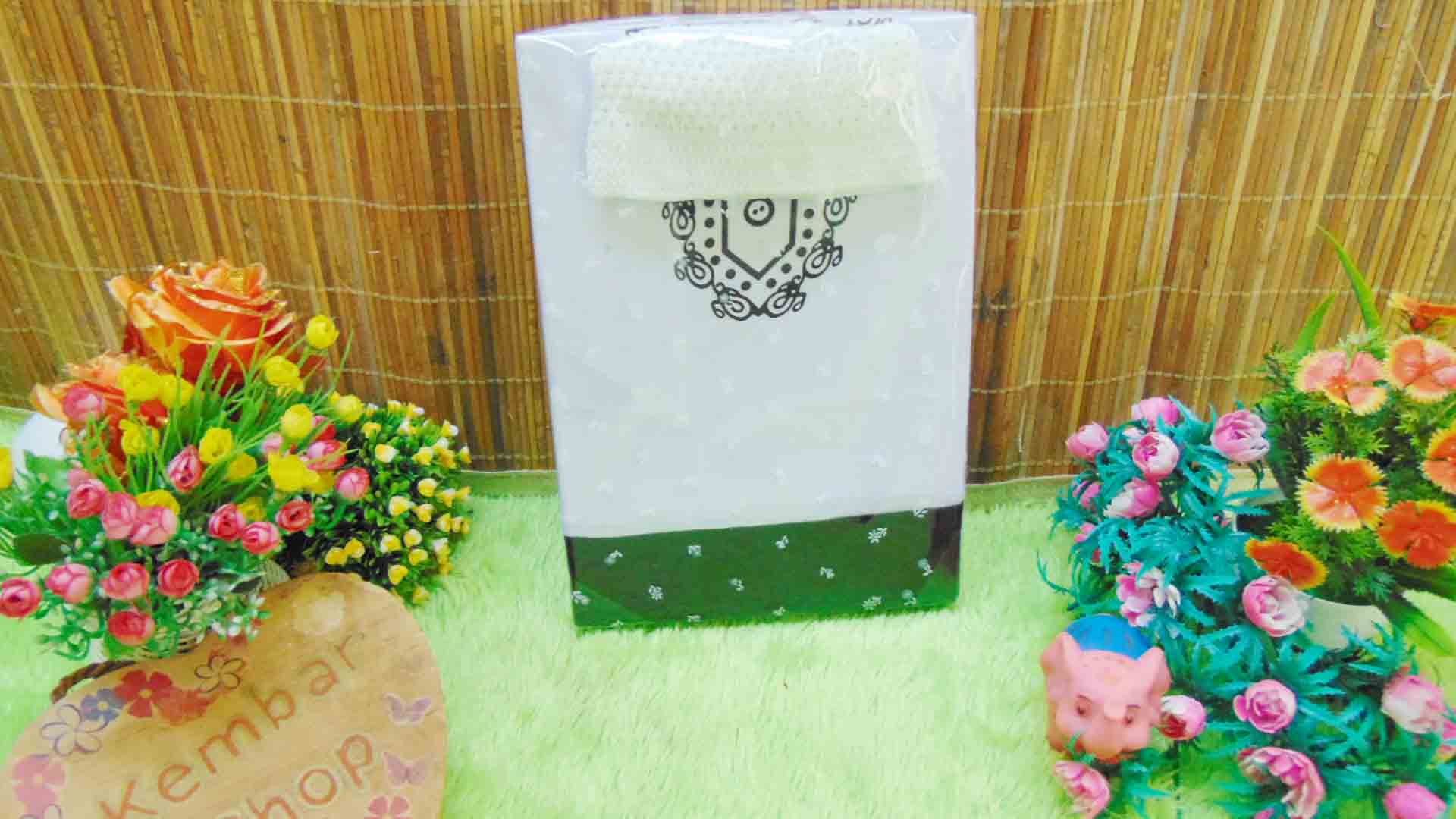 FREE KARTU UCAPAN paket kado lahiran bayi baby gift set box Romper bayi muslim Plus peci Aneka Warna (4)