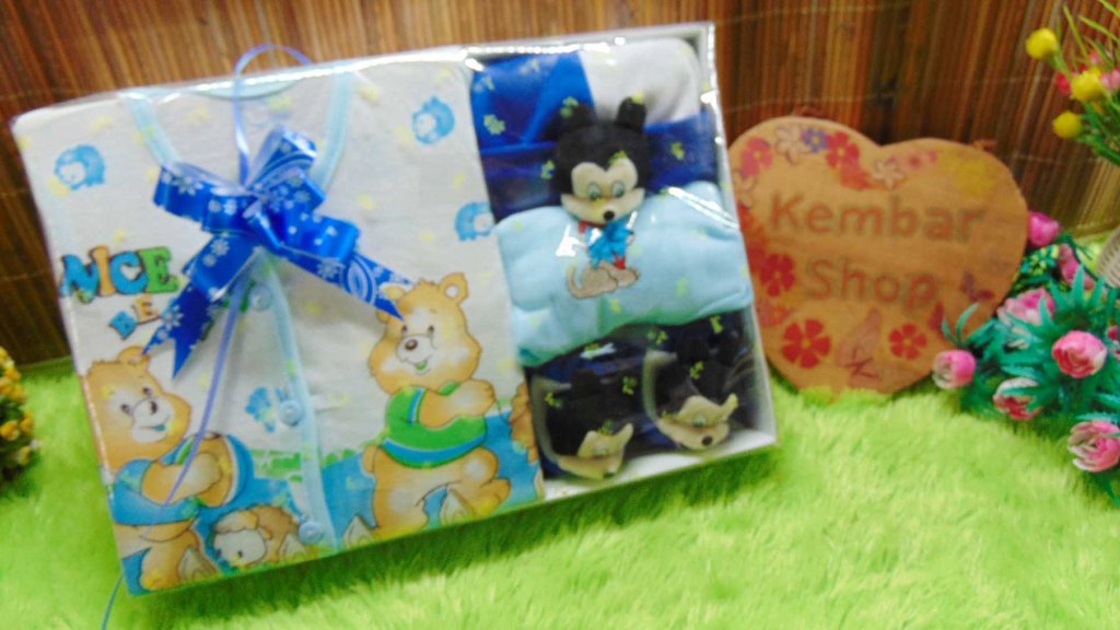 Paket kado bayi baby gift kado lahiran parcel bayi parsel kado bayi kotak KARAKTER KARTUN (1)