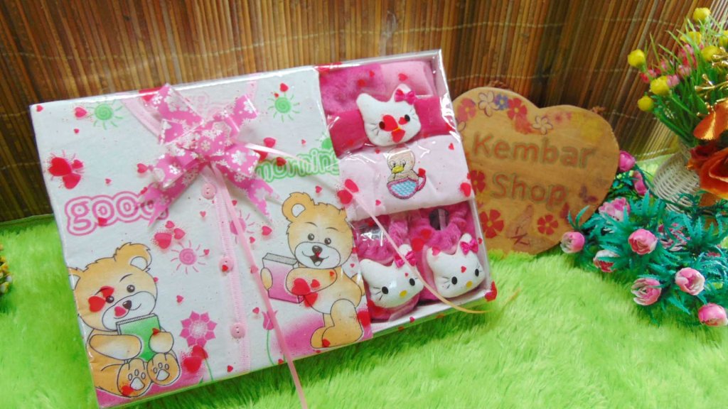 Paket kado bayi baby gift kado lahiran parcel bayi parsel kado bayi kotak KARAKTER KARTUN (7)