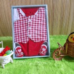 baby gift set paket kado bayi cowok merah