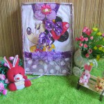 paket kado bayi dress minnie mouse ungu cantik