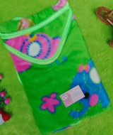kado bayi selimut bayi bulu topi selimut bepergian bayi bludru lembut motif gajah hijau 40 bahan lembut cocok sebagai pelindung bayi ketika bepergian