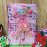 FREE KARTU UCAPAN Kado Lahiran Box Paket Kado Bayi Perempuan Cewek Baby Gift Dress Love Pink