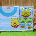 FREE KARTU UCAPAN kado bayi lahiran baby gift hadiah box paket karakter winnie the pooh biru