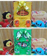 foto utama paket kado box bayi newborn cowok laki-laki baby gift hadiah lahiran karakter Kartun Lucu