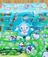 Kado bayi Persiapan melahirkan Paket Hemat spesial Bundling Tas, Gendongan, Ganci Doraemon (3)