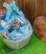 paket Tilik Bayi Hampers baby gift parcel bayi parcel kado lahiran White Rotan Doraemon